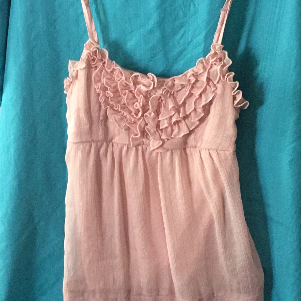 Matty M pink babydoll tank
